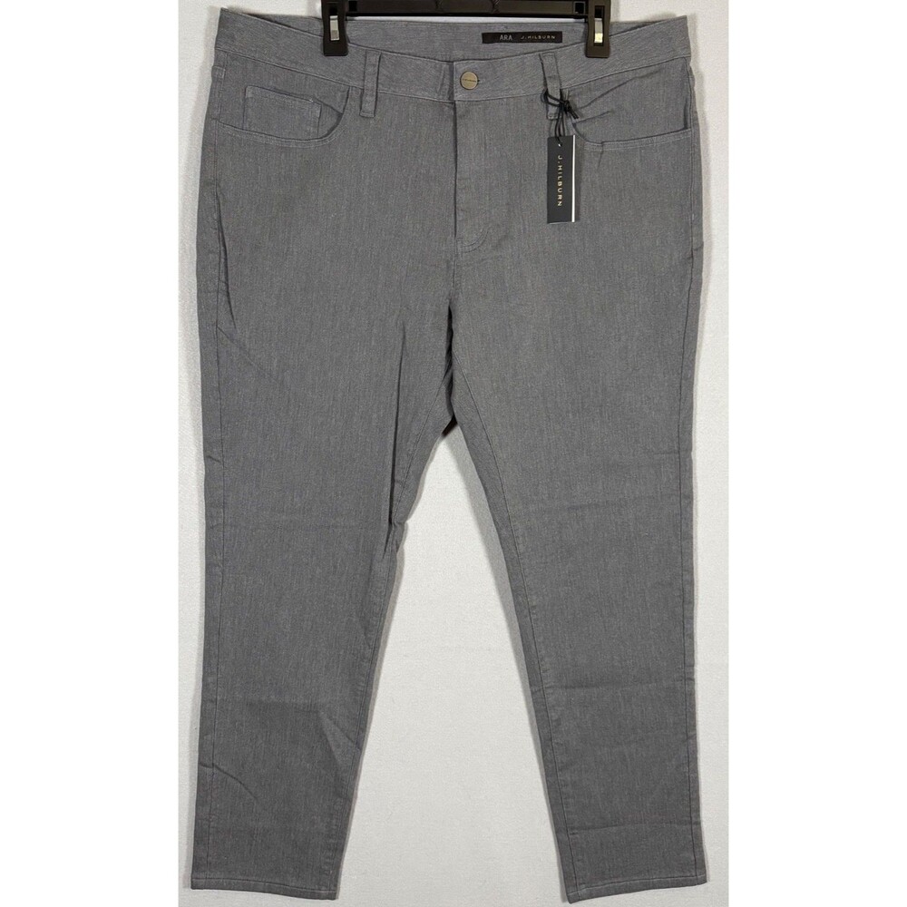 NWT J Hilburn Pants Mens 36x29 Gray  Light Academia Business Casual Pants